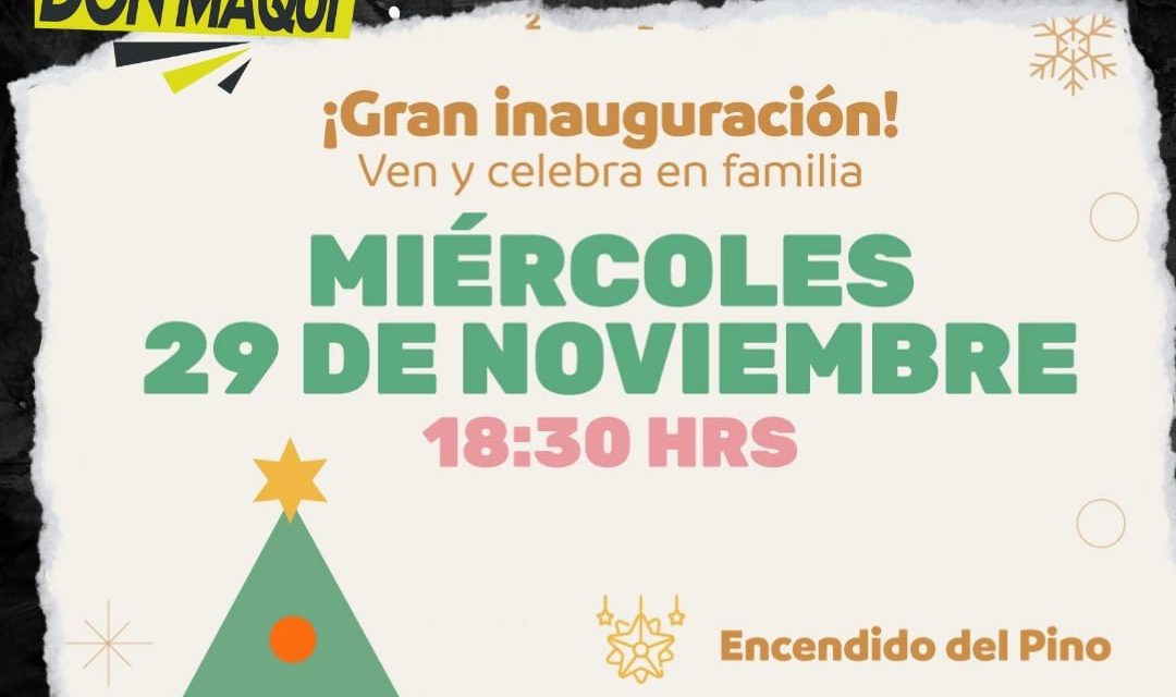 INICIARÁ AMBIENTE NAVIDEÑO EN 3 MUSEOS CON ENCENDIDO DE PINO Y VIDEOMAPPING