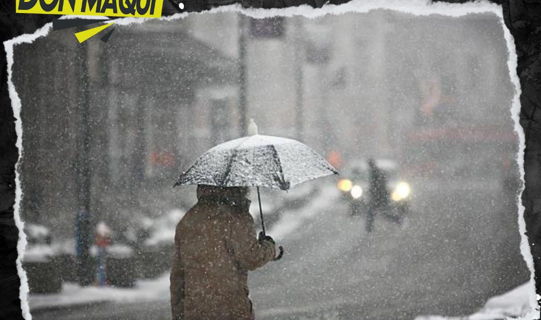 SE ESPERA CAÍDA DE AGUANIEVE DEBIDO A LA PRIMER TORMENTA INVERNAL