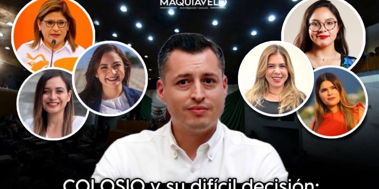 EL DILEMA DE COLOSIO ES TRAICIONAR A LAS DIPUTADAS DE MONTERREY COMO SANDRA PÁMANES, IRAÍS REYES Y TABITA ORTIZ, PARA COLOCAR DE DIPUTADAS A SUS AMIGAS KATIA SALAZAR, CRISTINA SALINAS Y ANABEL MOLINA O ¡SER LEAL UNA VEZ EN SU VIDA!