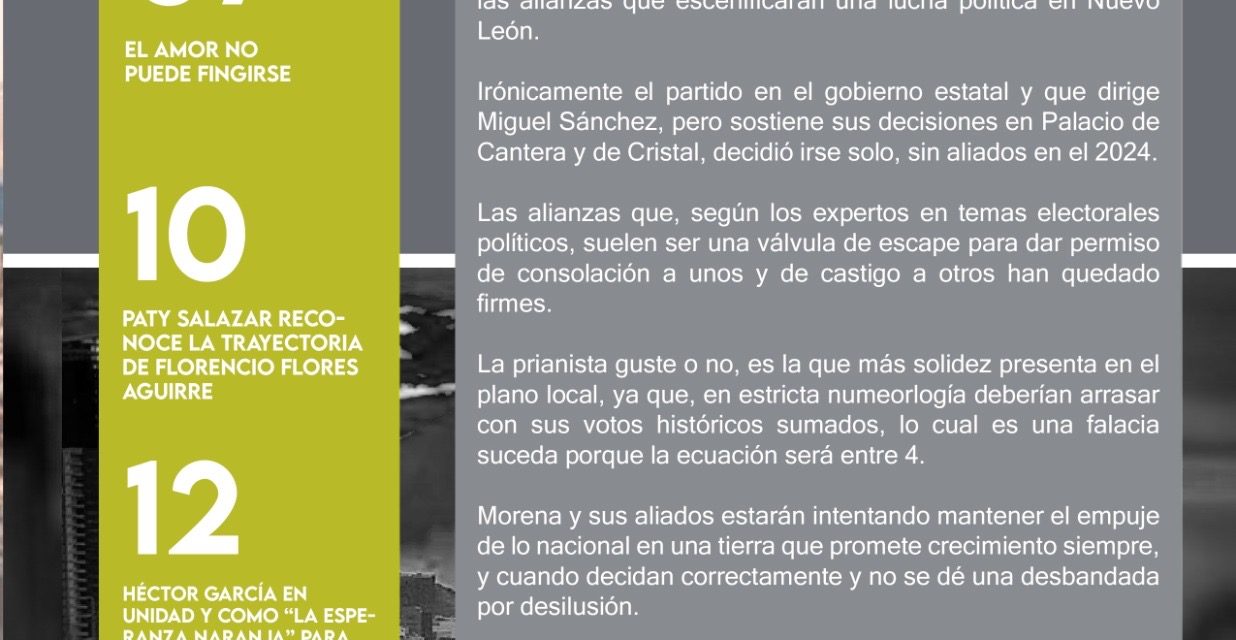 EN NUESTRA EDITORIAL TE COMPARTIMOS LA OPINIÓN DE DON MAQUI