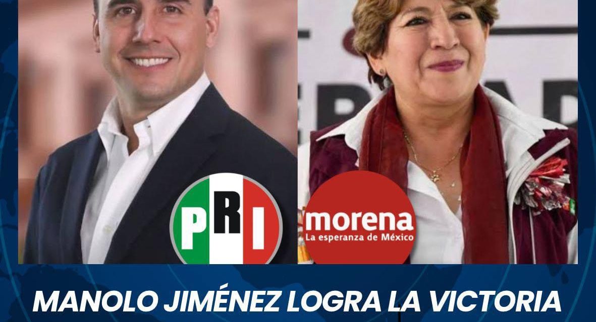 MANOLO JIMÉNEZ LOGRA LA VICTORIA PARA EL PRI EN COAHUILA Y DELFINA GÓMEZ GANA EDOMEX POR MORENA