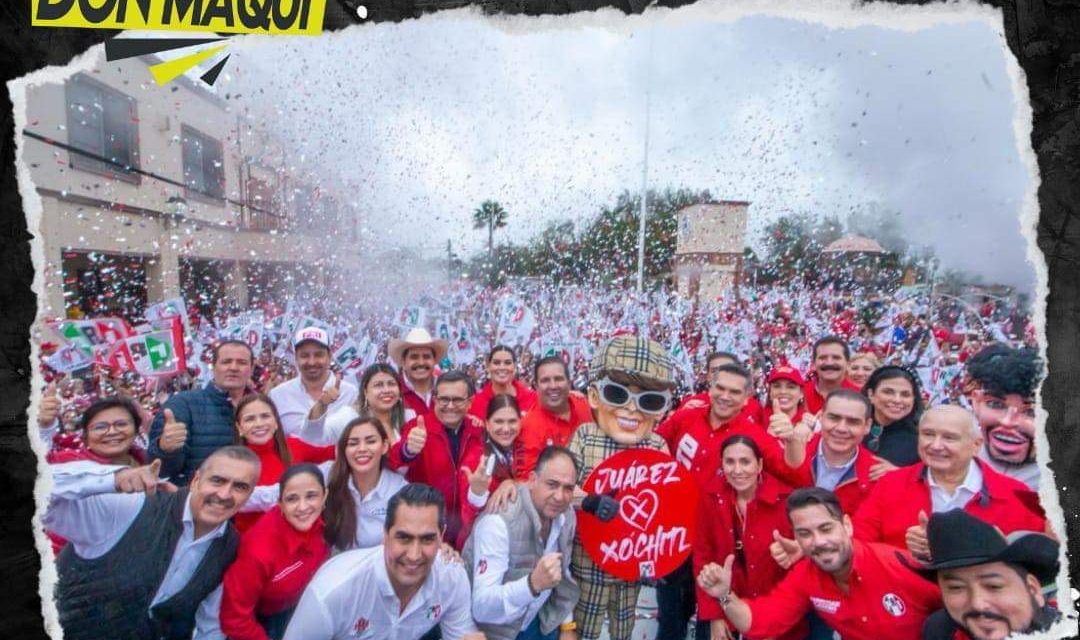 MÁS DE 20 MIL PRIISTAS MARCHAN POR LA UNIDAD EN MUNICIPIO DE JUAREZ