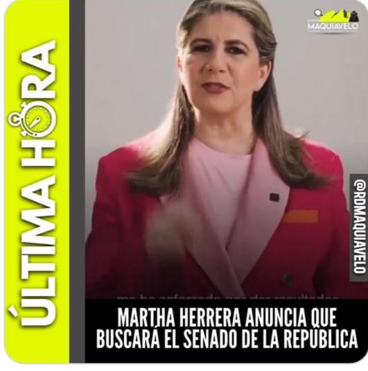 MARTHA HERRERA ANUNCIA SU CANDIDATURA POR EL SENADO DE LA REPÚBLICA