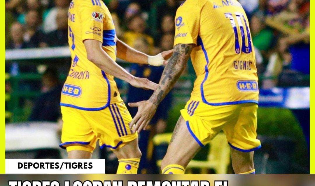 TIGRES LOGRAN REMONTAR EL RESULTADO FRENTE A LEÓN Y RUGEN LA PRIMERA JORNADA