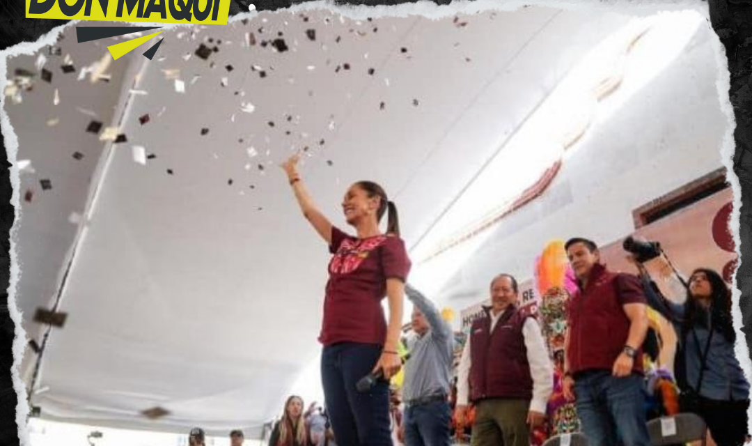 TODO LISTO PARA CLAUDIA SHEINBAUM EN SU CIERRE DE PRECAMPAÑA EN MONUMENTO A LA REVOLUCIÓN