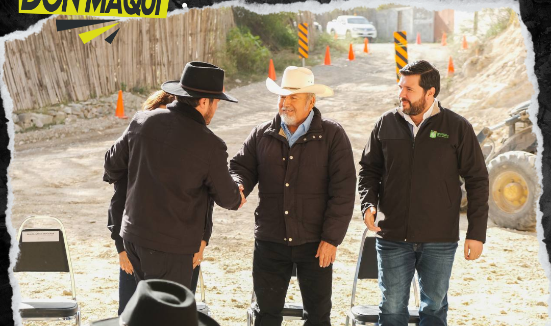 COMIENZAN LAS OBRAS DE REHABILITACIÓN PARA EL CAMINO ZARAGOZA-LA ENCANTADA ENCABEZADAS POR EL GOBERNADOR SAMUEL GARCÍA