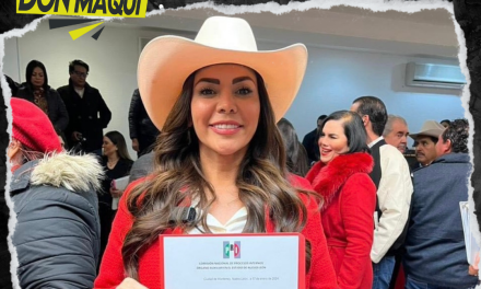 KARINA BARRÓN SE REGISTRA COMO ASPIRANTE AL SENADO