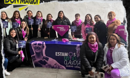 EN NUEVO LEÓN PRESENTAN LA PLATAFORMA “ESTAMOS LISTAS CON CLAUDIA “