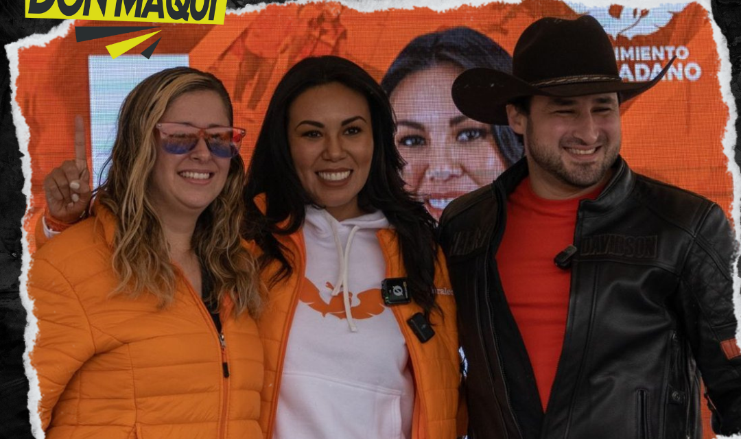 LA PRECANDIDATA A LA ALCALDÍA DE SAN NICOLÁS POR MOVIMIENTO CIUDADANO, ALEJANDRA MORALES REALIZÓ AYER SU CIERRE DE PRECAMPAÑA