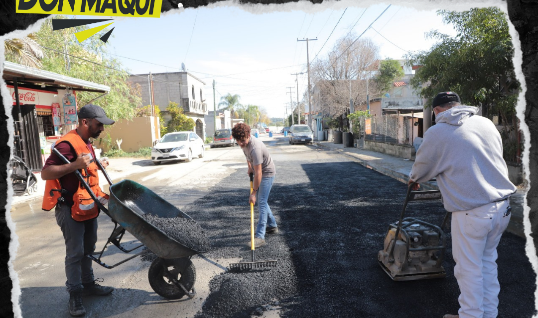 MUNICIPIO DE ALLENDE ATIENDE PROBLEMAS DE BACHEO