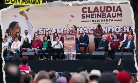 CLAUDIA SHEINBAUM REALIZA CIERRE DE PRECAMPAÑA EN MONUMENTO REVOLUCIONARIO