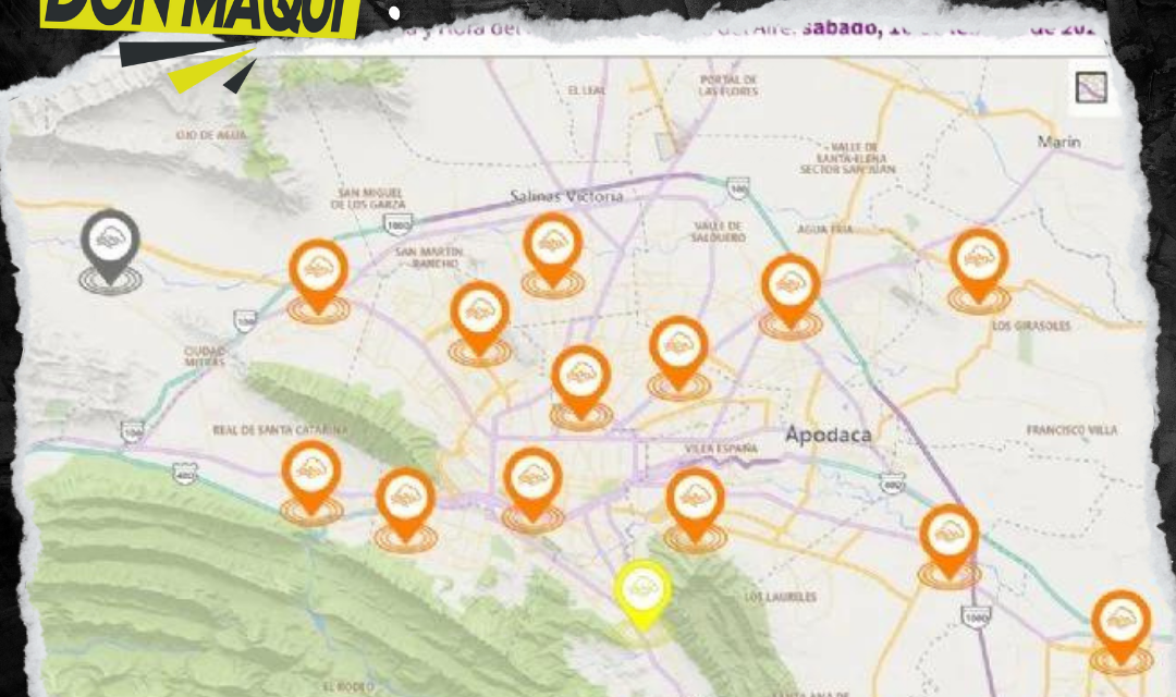 EL ESTADO DE NUEVO LEÓN AMANECE CON MALA CALIDAD DE AIRE