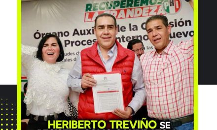 HERIBERTO TREVIÑO SE REGISTRA COMO CANDIDATO A DIPUTADO LOCAL POR EL DISTRITO 22