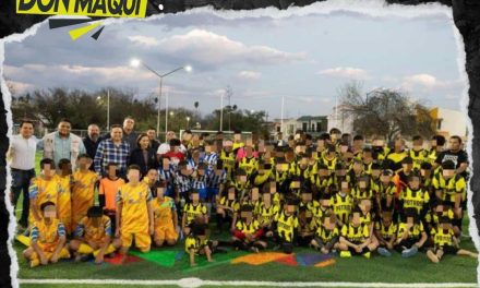 CRISTINA DÍAZ INAUGURA REHABILITACIÓN DE CANCHAS DE FÚTBOL 7