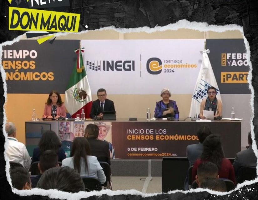 INEGI INICIA CONSENSO ECONÓMICO 2024