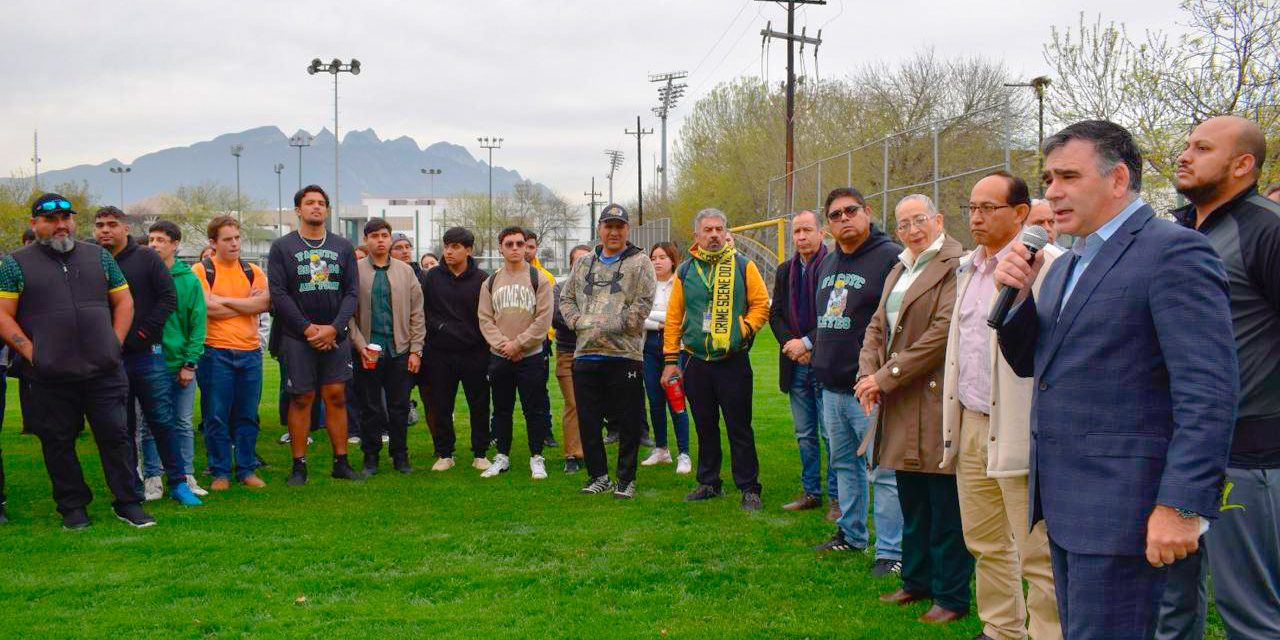 LA FACULTAD DE DERECHO Y CRIMINOLOGÍA (FACDYC)RENUEVA SU CAMPO DEPORTIVO