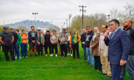 LA FACULTAD DE DERECHO Y CRIMINOLOGÍA (FACDYC)RENUEVA SU CAMPO DEPORTIVO