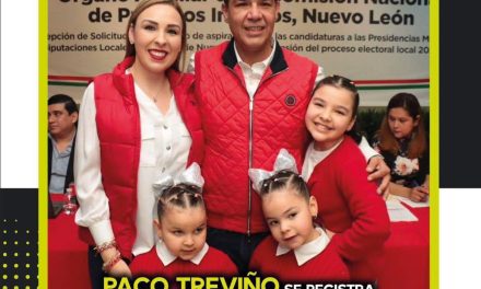 PACO TREVIÑO SE REGISTRA COMO CANDIDATO A LA ALCALDÍA DE JUÁREZ DONDE BUSCA SU REELECCIÓN