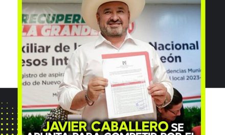 JAVIER CABALLERO SE APUNTA PARA COMPETIR POR EL DISTRITO LOCAL 24