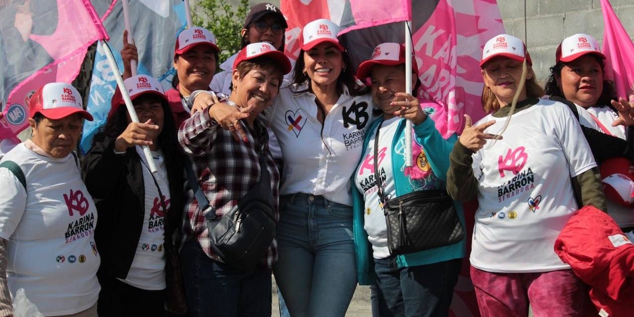 KARINA BARRÓN TRABAJARÁ POR LA SEGURIDAD DE LAS MUJERES DE NUEVO LEÓN