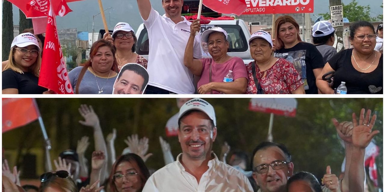 EVERARDO BENAVIDES, CANDIDATO A DIPUTADO FEDERAL CONTINÚA RECORRIENDO EL MUNICIPIO DE JUÁREZ