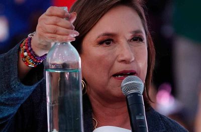 XÓCHITL GÁLVEZ RETA A CLAUDIA SHEINBAUM PARA QUE TOME AGUA DE PIPA