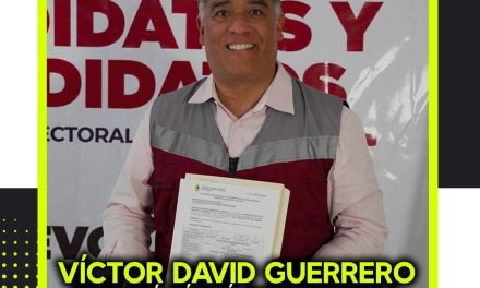 VÍCTOR DAVID GUERRERO BUSCARÁ ¡SÍ O SÍ! ARREBATARLE LA ALCALDÍA AL PAN EN SAN SAN NICOLÁS