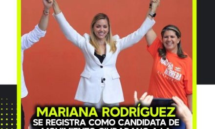 MARIANA RODRÍGUEZ SE REGISTRA COMO CANDIDATA DE MOVIMIENTO CIUDADANO A LA ALCALDÍA DE MONTERREY