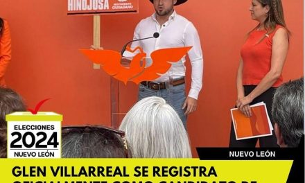 GLEN VILLARREAL  ZAMBRANO SE REGISTRA OFICIALMENTE COMO CANDIDATO DE MC AL DISTRITO LOCAL 10