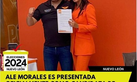 ALEJANDRA MORALES  ES PRESENTADA OFICIALMENTE COMO CANDIDATA DE MC A LA ALCALDÍA DE SAN NICOLÁS