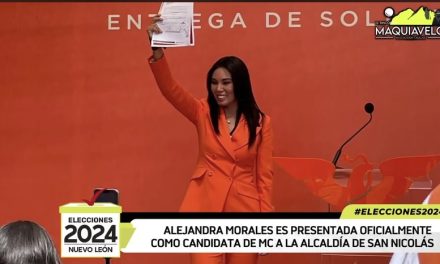 ALEJANDRA MORALES ES PRESENTADA OFICIALMENTE COMO CANDIDATA DE MC A LA ALCALDÍA DE SAN NICOLÁS