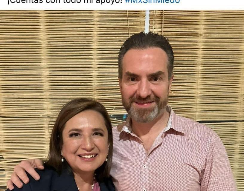 XÓCHITL GÁLVEZ FELICITA A ADRIAN DE LA GARZA POR SU DECISIÓN DE COMPETIR POR ALCALDIA REGIA