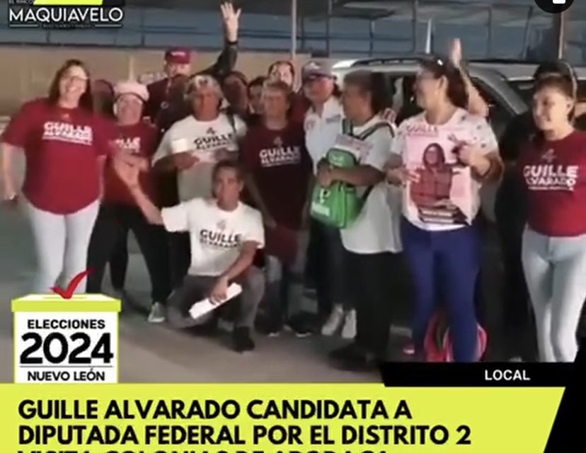 GUILLE ALVARADO CANDIDATA A DIPUTADA FEDERAL POR EL DISTRITO 2 VISITA COLONIAS DE APODACA