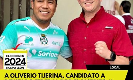 A OLIVERIO TIJERINA, CANDIDATO A DIPUTADO FEDERAL POR EL DISTRITO 11, SU CONSTANCIA RINDE FRUTOS