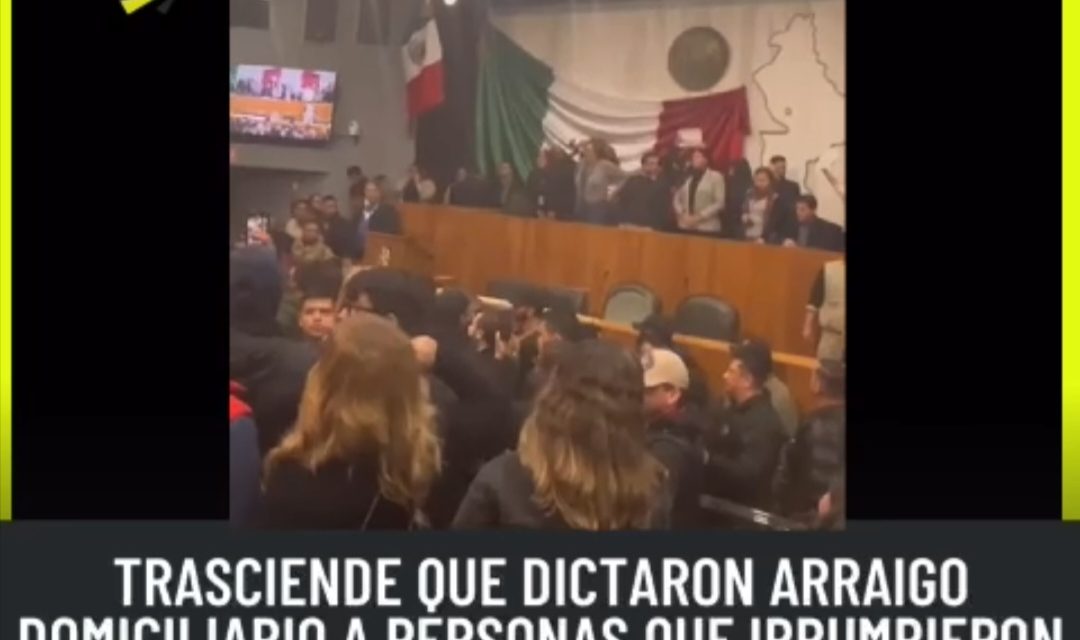 #ÚLTIMAHORA TRASCIENDE QUE DICTARON ARRAIGO DOMICILIARIO A PERSONAS QUE IRRUMPIERON EN EL CONGRESO DEL ESTADO 