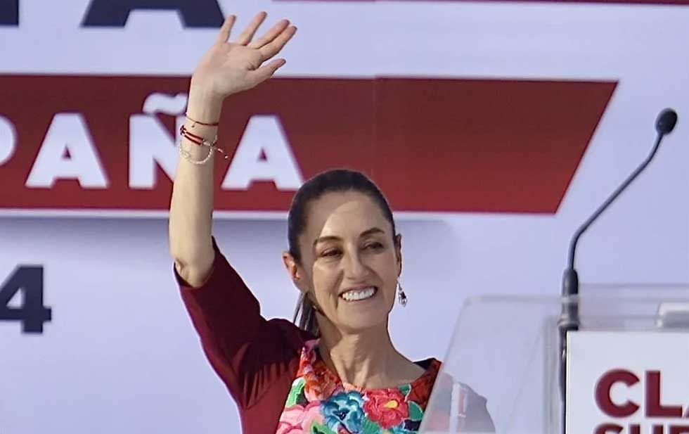 CLAUDIA SHEINBAUM SE COMPROMETE A RESOLVER CRISIS HÍDRICA EN NUEVO LEÓN