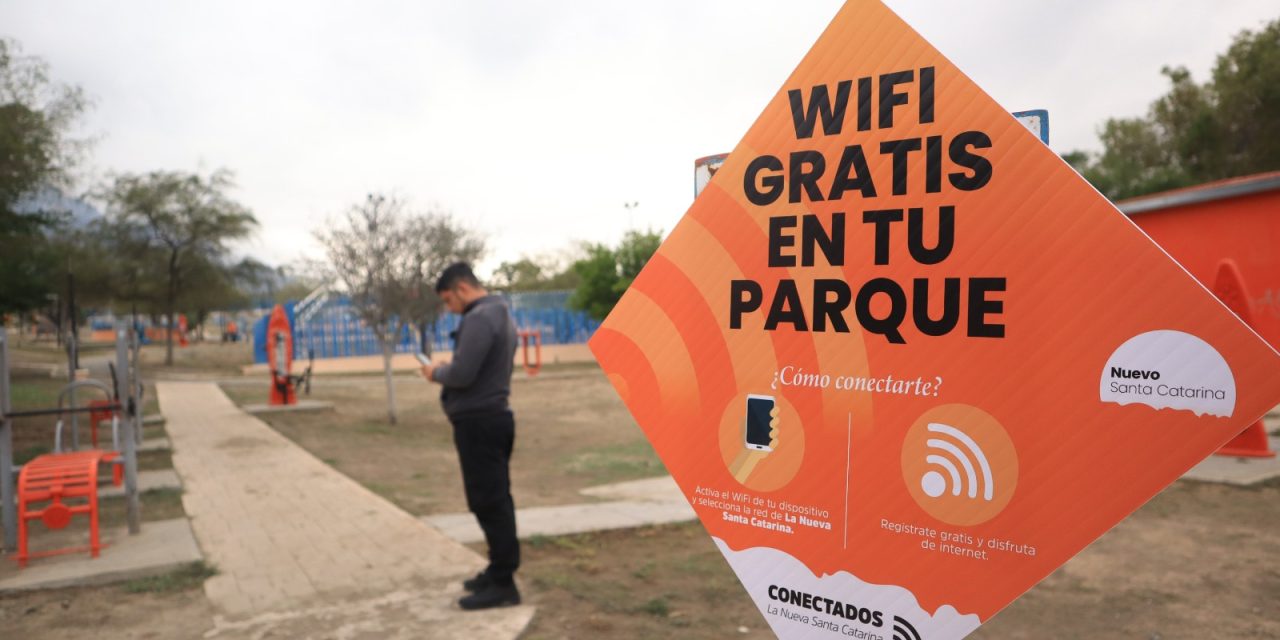 MÁS DE 30 MIL PERSONAS TIENEN ACCESO A WIFI GRATIS EN PLAZAS PÚBLICAS DE SANTA CATARINA