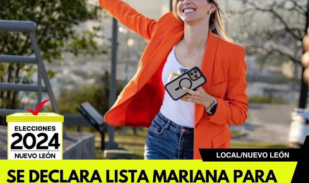 SE DECLARA LISTA MARIANA PARA LA CAMPAÑA