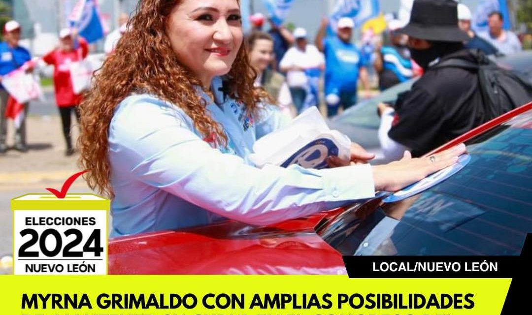 MYRNA GRIMALDO CON AMPLIAS POSIBILIDADES DE MANTENER SU CURUL EN EL CONGRESO DEL ESTADO