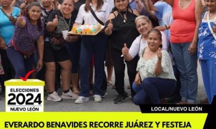 EVERARDO BENAVIDES RECORRE JUÁREZ Y FESTEJA SU CUMPLEAÑOS CON LOS JUARENSES