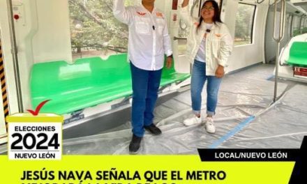 JESÚS NAVA SEÑALA QUE EL METRO MEJORARÁ LA VIDA DE LOS SANTACATARINENSES