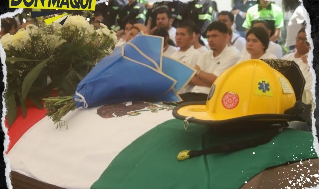 REALIZAN GUARDIA DE HONOR EN MEMORIA DEL ELEMENTO DE PROTECCIÓN CIVIL DE GARCÍA FALLECIDO EN ACCIDENTE