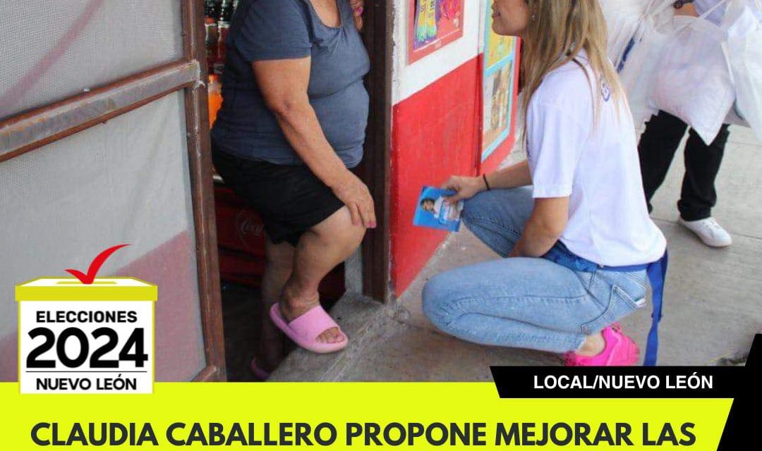 CLAUDIA CABALLERO PROPONE MEJORAR LAS CALLES DEL DISTRITO 18