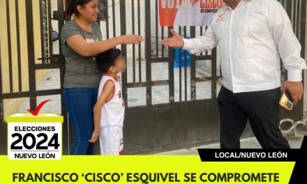 FRANCISCO ‘CISCO’ ESQUIVEL SE COMPROMETE EN ATENDER LAS NECESIDADES EN PESQUERÍA