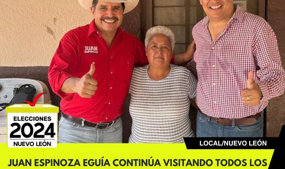 JUAN ESPINOZA EGUÍA CONTINÚA VISITANDO TODOS LOS SECTORES DE SU DISTRITO