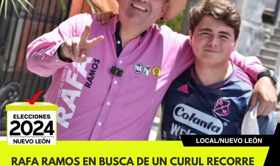 RAFA RAMOS EN BUSCA DE UN CURUL RECORRE EL DISTRITO 2 EN COMPAÑÍA DE SU HIJO RAFITA