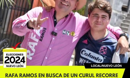 RAFA RAMOS EN BUSCA DE UN CURUL RECORRE EL DISTRITO 2 EN COMPAÑÍA DE SU HIJO RAFITA