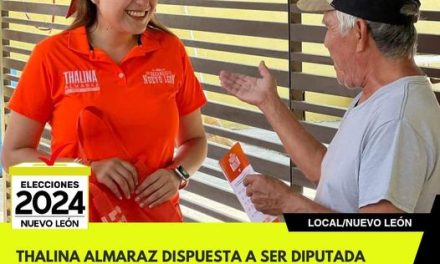 THALINA ALMARAZ DISPUESTA A SER DIPUTADA ACCESIBLE Y COMPROMETIDA  24/7