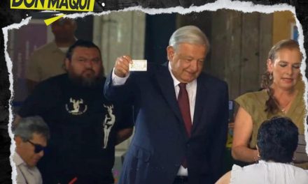 LÓPEZ OBRADOR EMITE SU ÚLTIMO VOTO COMO PRESIDENTE DE MÉXICO EN TURNO