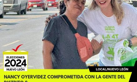 NANCY OYERVIDEZ COMPROMETIDA CON LA GENTE DEL DISTRITO 8